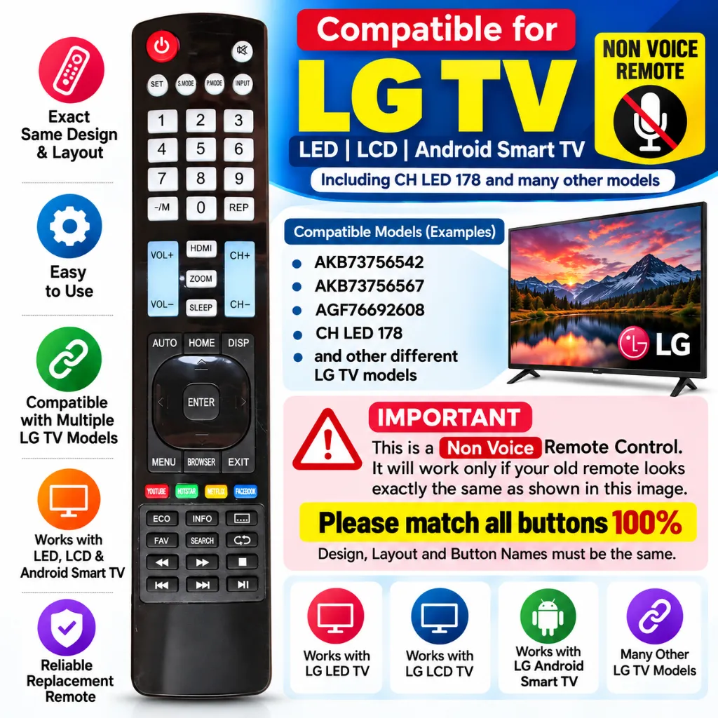 LG TV Remote Compatibility Guide.webp