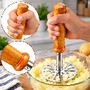 Ergonomic Wooden Potato Masher Showcase.webp
