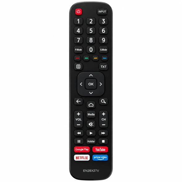 Remote Control Compatible for VU/Lloyd/Hisense/VPL/China/Chinese Smart LED/LCD TV EN2BX27V (VU 27Y)