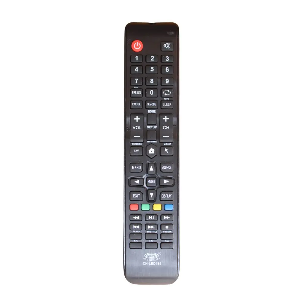Compatible BPL/China/Chinese Assembled Smart Led/LCD TV Remote Control (China LED 139)