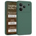 Silicone Back Cover Compatible for Realme P4 Pro 5G (Green)