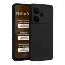 Silicone Back Cover Compatible for Realme P4 5G (Black)