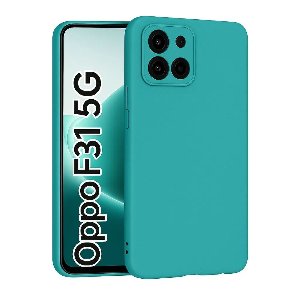 Silicone Back Cover Compatible for Oppo F31 5G (Green)