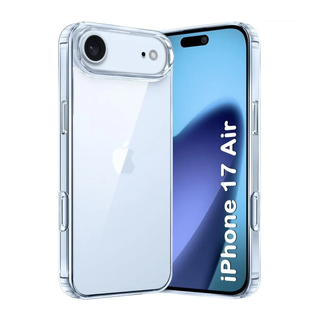 [MC-CRSTL-IPH-17AIR-1PC-0000000271] Hard Clear Case Compatible for iPhone (17 Air)