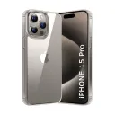Hard Clear Case Compatible for iPhone (15 Pro)