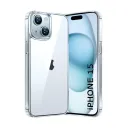 Hard Clear Case Compatible for iPhone (15)