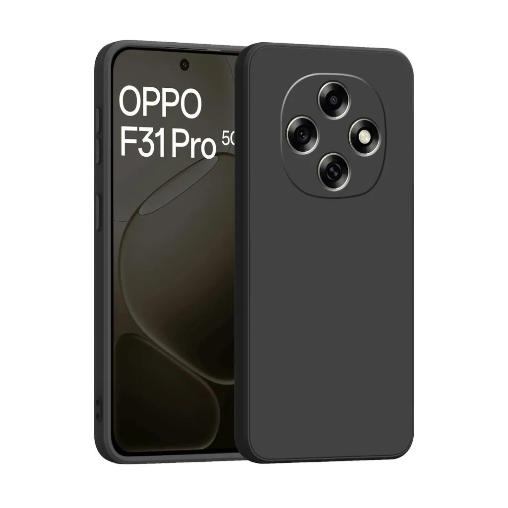 Back Cover Compatible for Oppo F31 Pro 5G (Black)