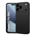 Silicone Back Cover Compatible for iPhone (17 Pro Max)