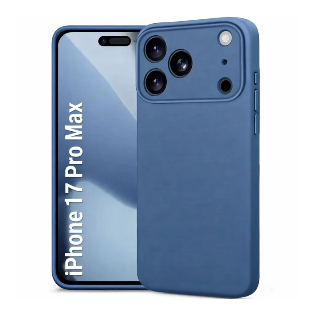 Silicone Back Cover Compatible for iPhone (17 Pro Max)