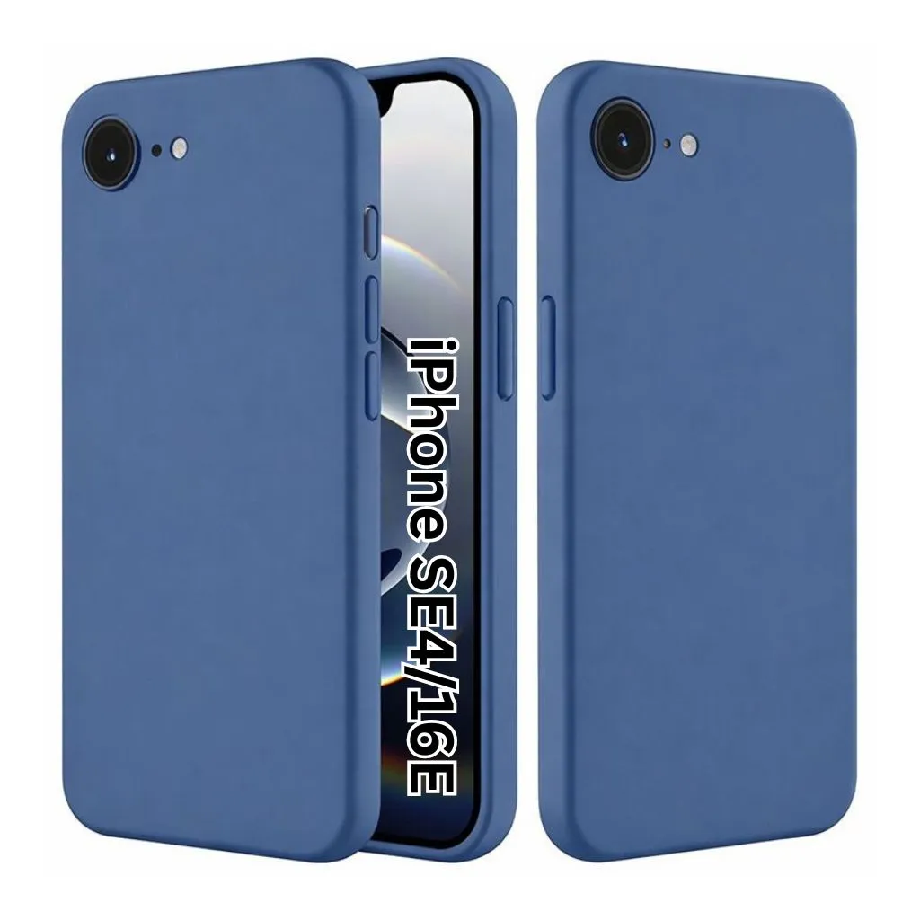 Silicone Back Cover Compatible for iPhone (SE4/16E)