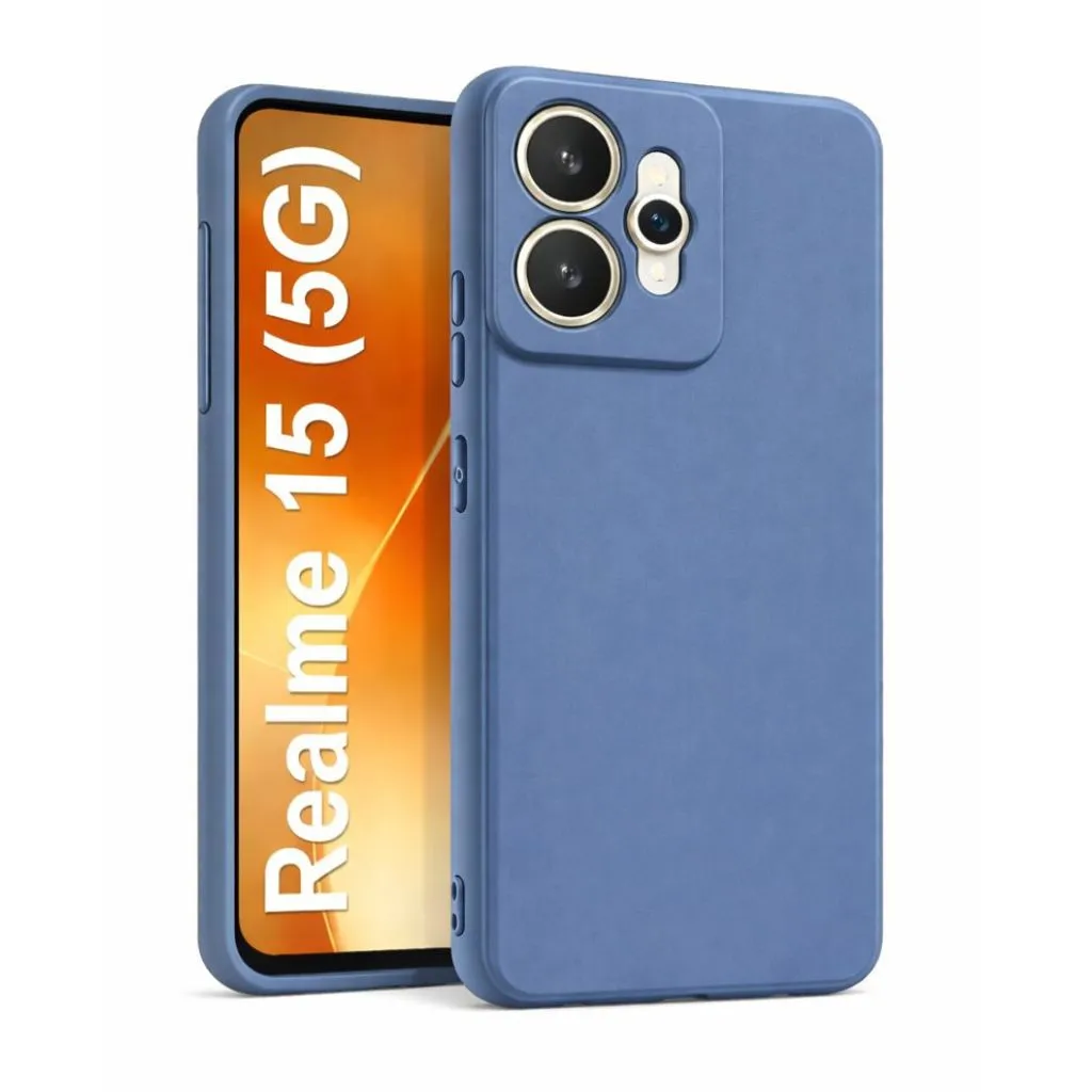 Silicone Back Cover Compatible for Realme 15 5G