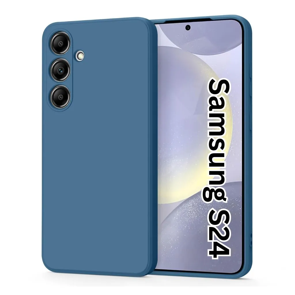 Silicone Back Cover Compatible for Samsung S24