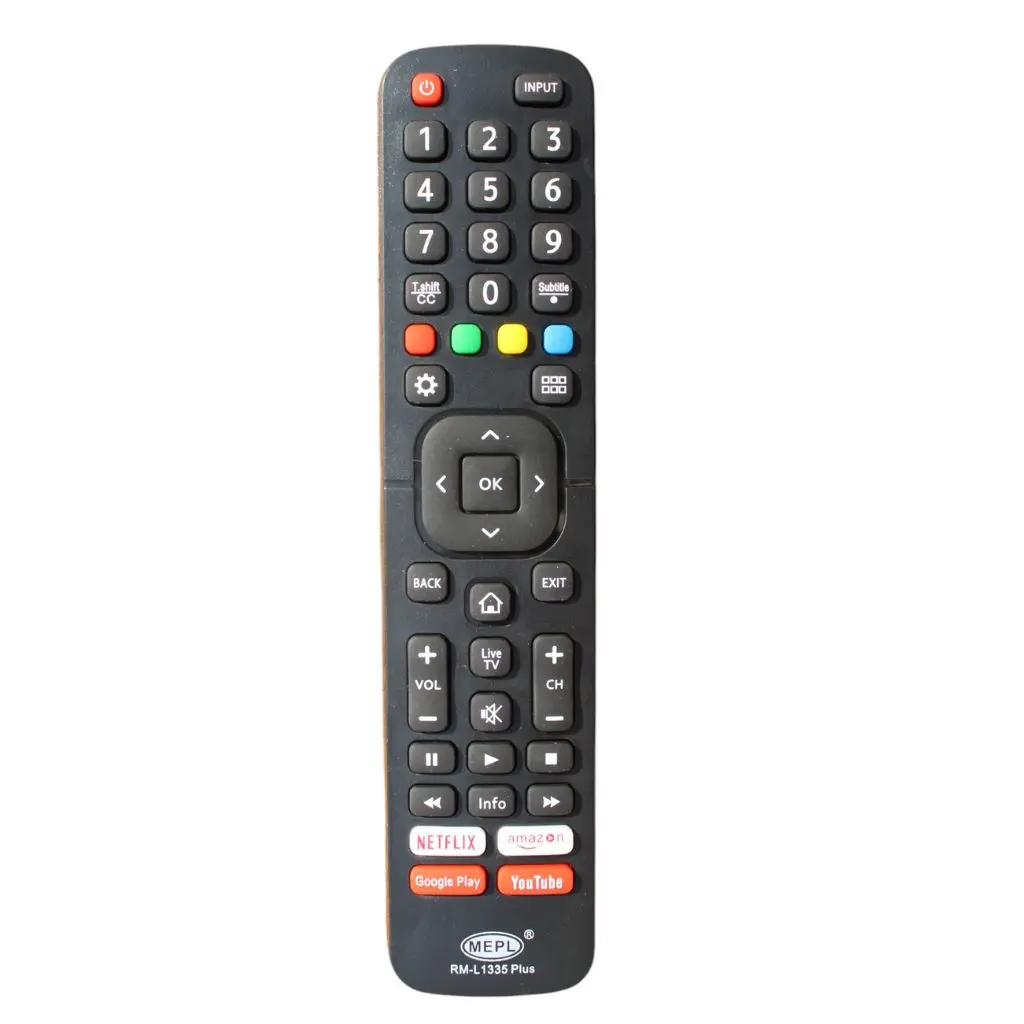 Compatible Universal VU/Lloyd/Hisense/China/Chinese Tv Common Remote Control (VU L1335 Plus)