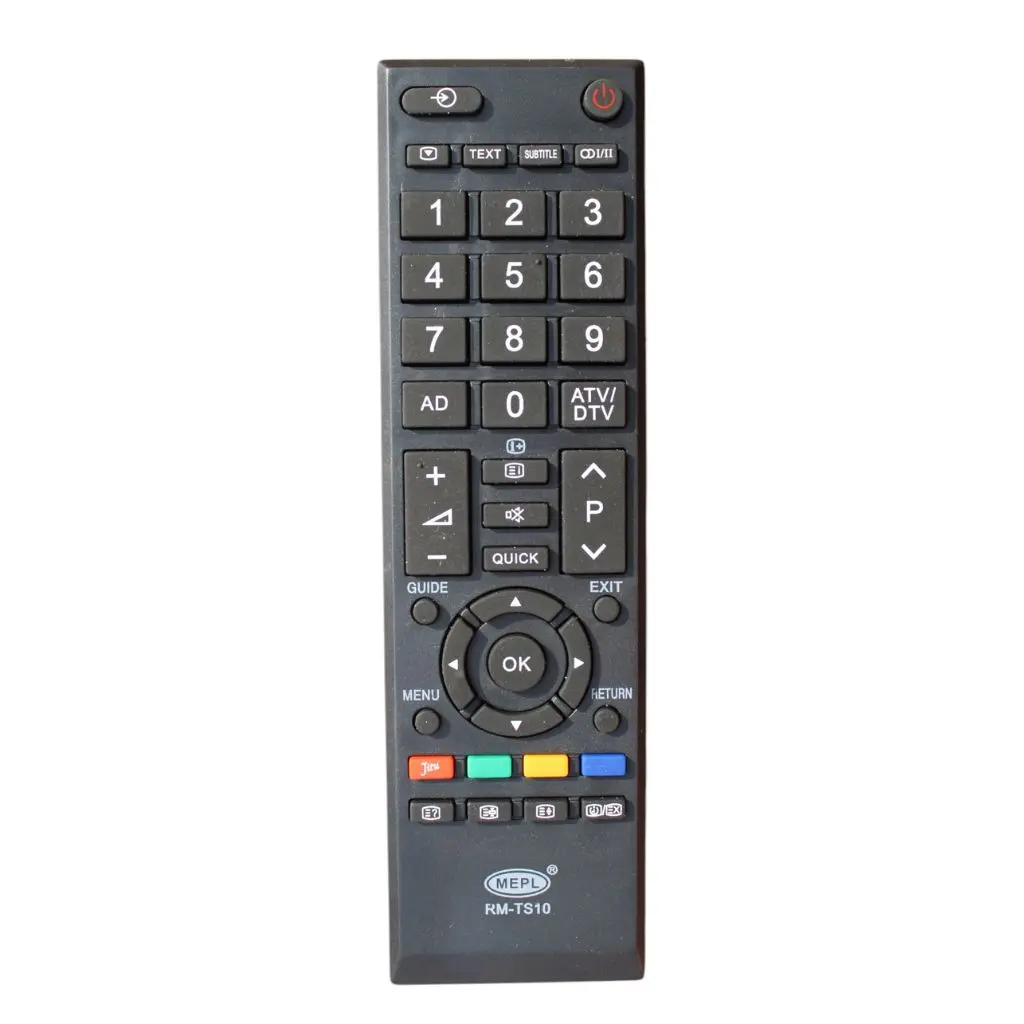 [RM-LED-TSB-TS10-NV-1PC-0000000062] Remote Control Compatible with Toshiba Tv Led/LCD TV (Toshiba TS10)