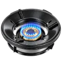 Non Stick Gas Saver Burner Stand - Windproof Stove Cover Protector