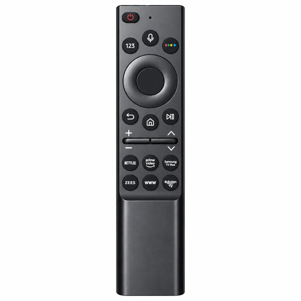 [RM-LED-SAMS-NTFL-4K-VC-1PC-0000000187] Remote Control Compatible with Samsung 4K Android Smart Tv (Samsung 4K Voice)