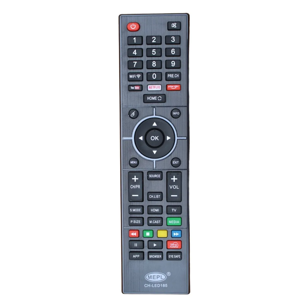 [RM-LED-CHN-LED185-WIFI-NV-1PC-0000000189] Remote Control Compatible with Foxsky/Hyger/Skywall/China/Chinese Assembled LED/LCD/Android Smart TV (China LED 185)