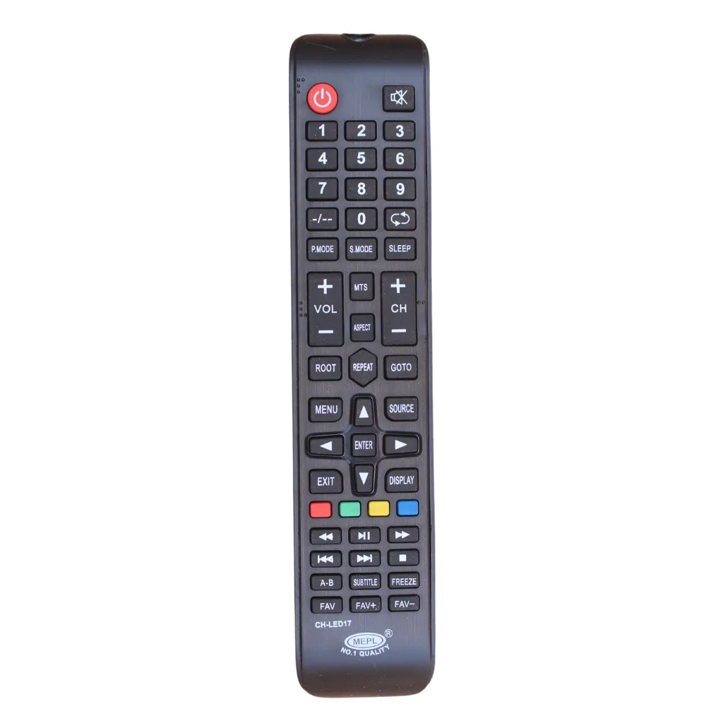 [RM-LED-CHN-LED17-ROT-NV-1PC-0000000193] Remote Control Compatible with Mitsun/Geestar/ Santhosh 1078/SGUV Led/Hitsan/ Vise/China/Chinese Assembled LED/LCD/HD/Android Smart Tvs (China Led 17)
