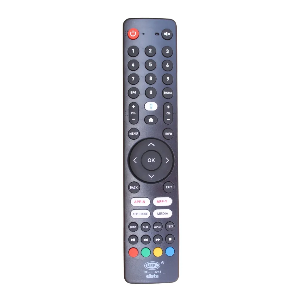 [RM-LED-CHN-LED251-ELST-NV-1PC-0000000195] Remote Control Compatible with Elista/Foxsky/Crownton/YIQ/ BeethoSOL/China/Chinese Assembled Smart LED/LCD/HD TV Models (China LED 251)