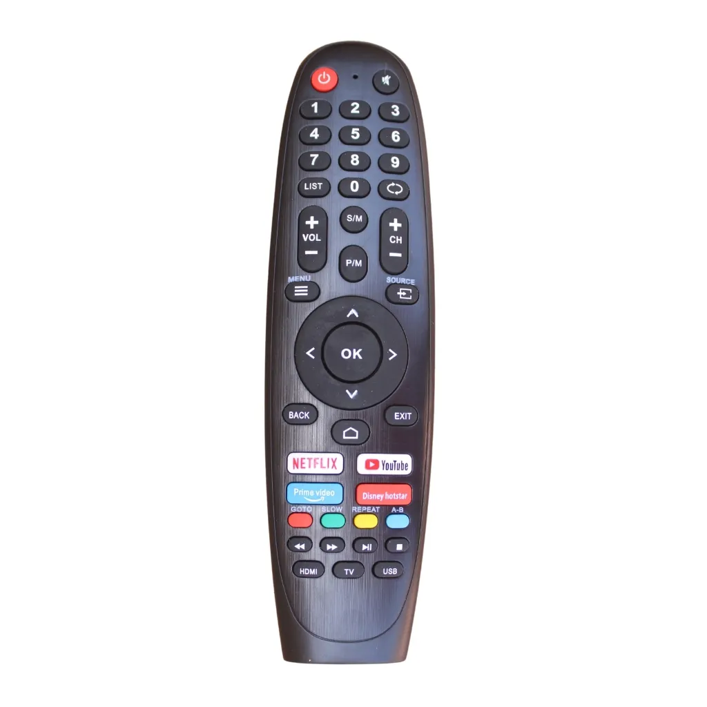 [RM-LED-CHN-LED003-NV-1PC-0000000199] Remote Control Compatible with Sansui/Blaupunkt/Estar/ Caixun/Mu/Magic World/ Magic Pro/Star X/Compac Impex/Stargold/China/Chinese Assembled Smart LED/LCD/HD TV Models (China LED 003)