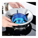 Windproof Gas Saver Burner Stand for LPG Chula Gas Stove, Silver Finish