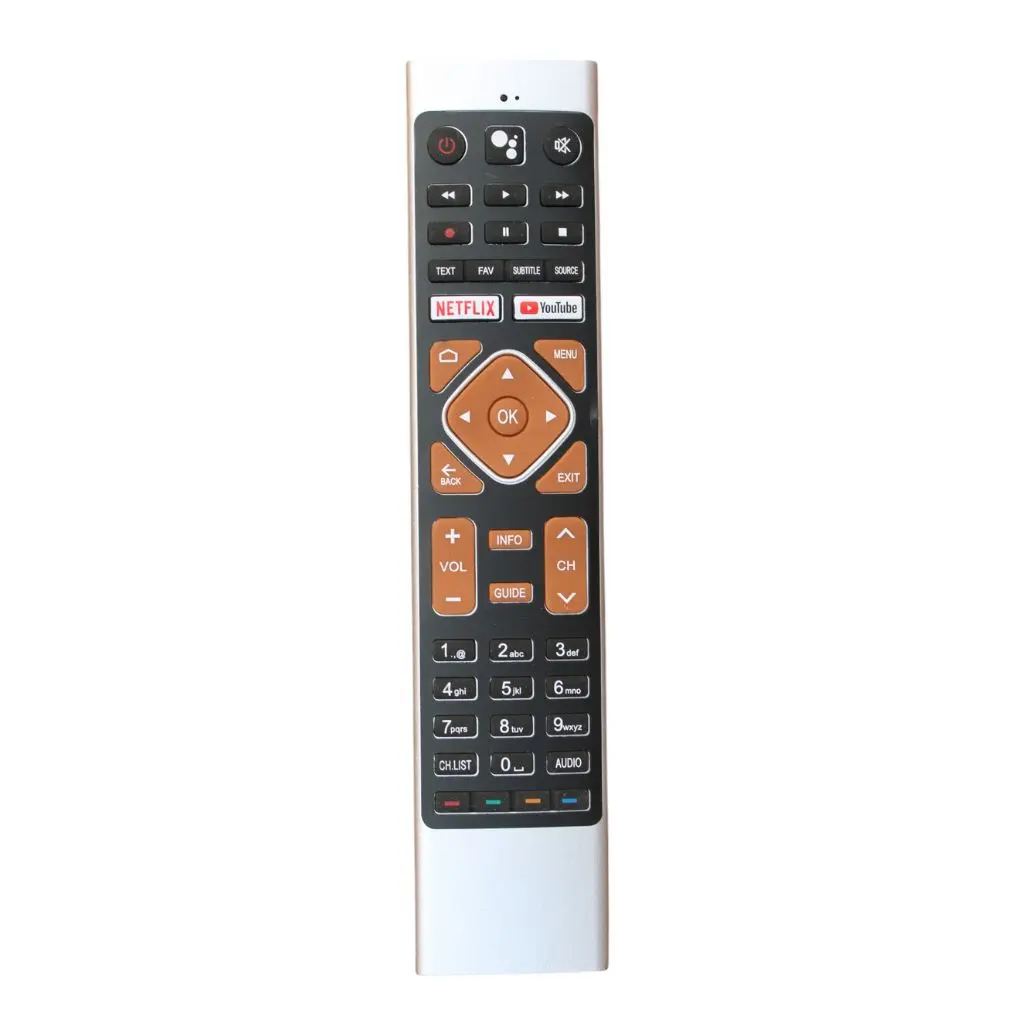 [RM-LED-HER-LNG-NTFL-YTB-NV-1PC-0000000082] Remote Control Compatible with Haier Smart Android 4K LED TV (Haier HTR-U27E)