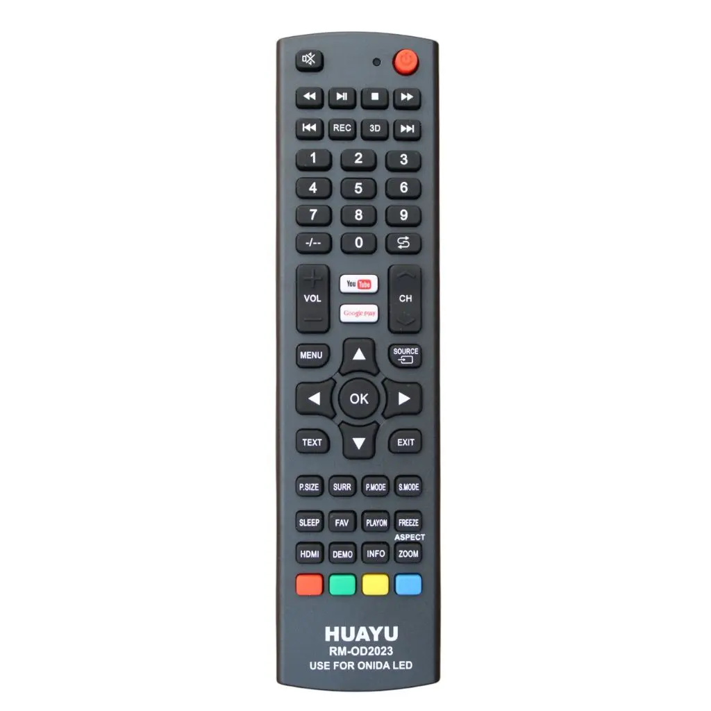 [RM-LED-HYU-OND-OD2023-NV-1PC-0000000087] Remote Control Compatible for Onida Smart Led/LCD TVs (Onida OD2023)