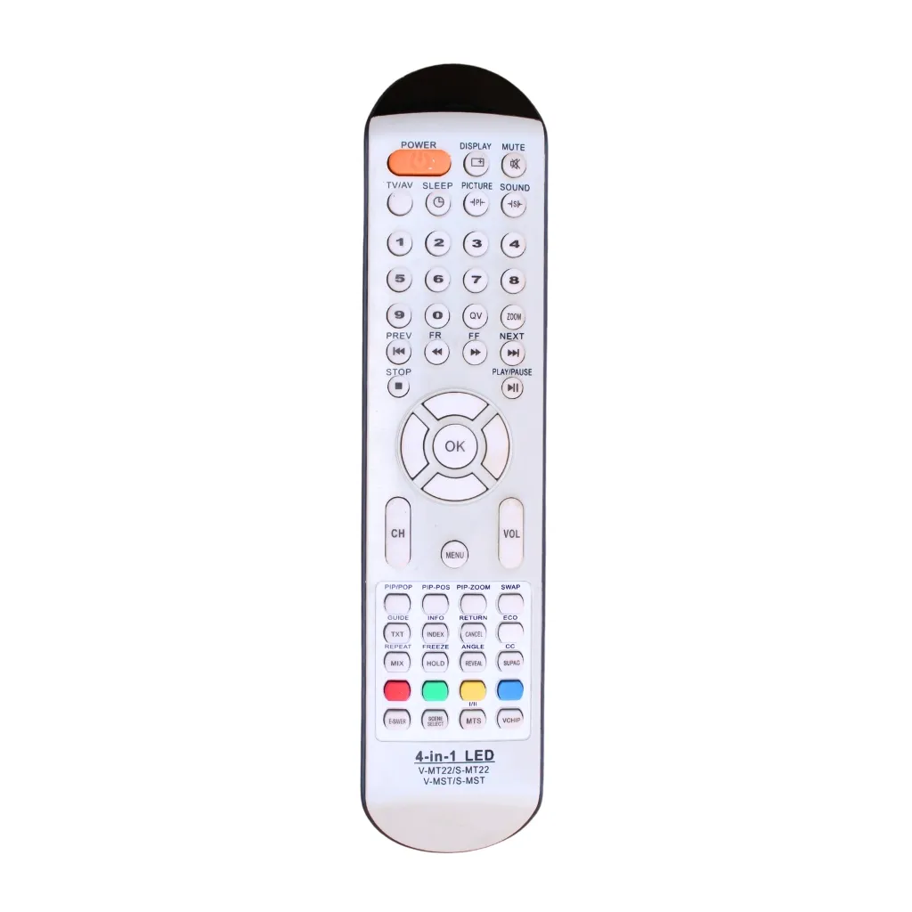 [RM-LED-VDC-SNS-SMT22-NV-1PC-0000000161] Universal Remote Control Compatible with Videocon/Sansui Smart LED/LCD TV 4 in 1 LED, V-MT22/S-MT22, V-MST/S-MST (LD-80)