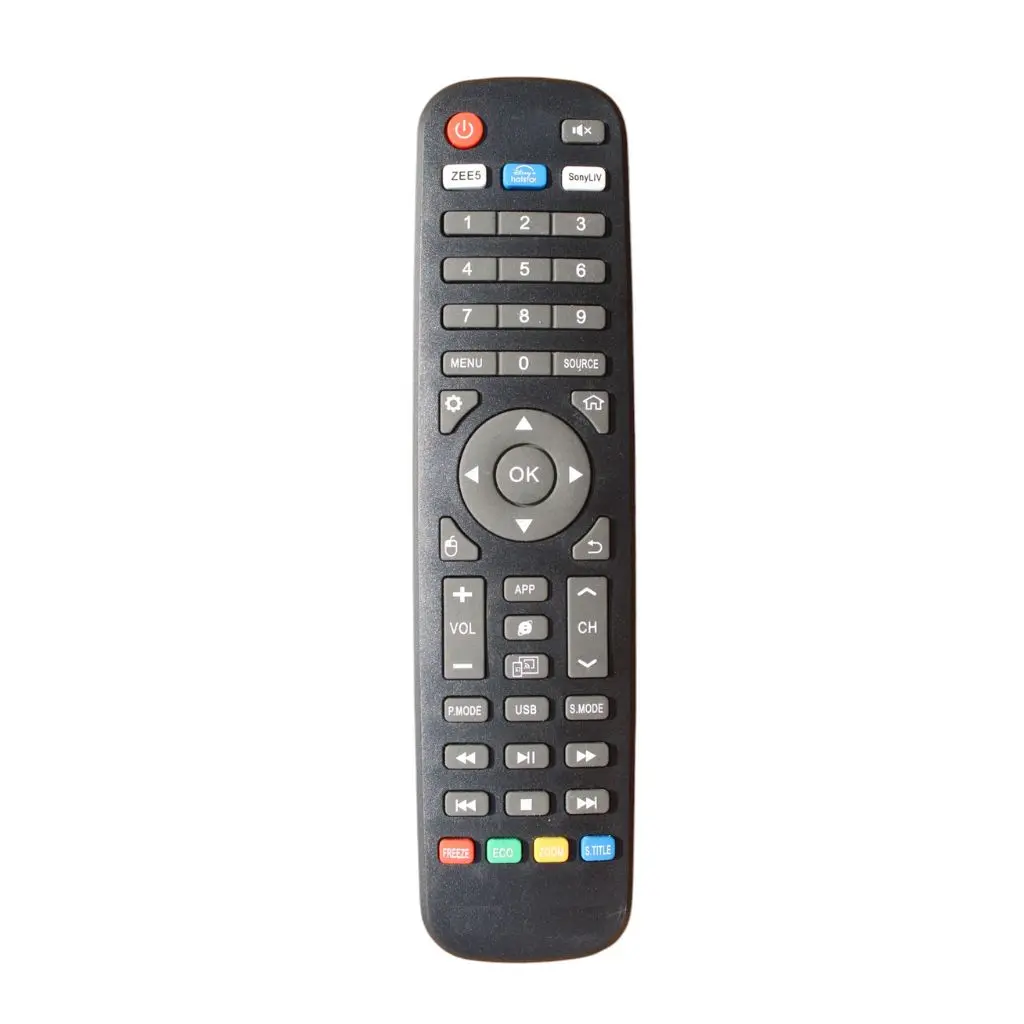 [RM-LED-HYUNDAI-ZEE5-HTSTR-NV-1PC-0000000162] Remote Control Compatible with Hyundai/Sansui/Karbonn/Micromax LED/LCD/Android Smart Tv SMTHY32HDB52YW (Hyundai)