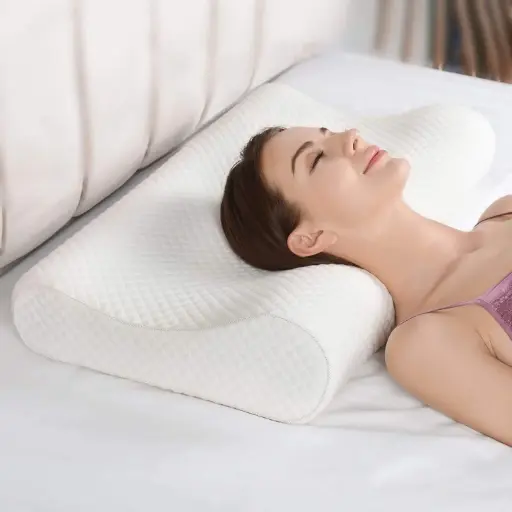 [CRVCL-PLW-MF-WHT-1911-1PC-0000000235] Memory Foam Contour Cervical Orthopedic Pillow